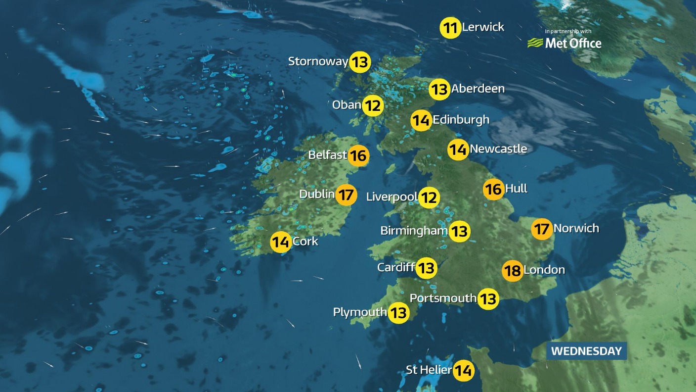 UK weather May brings warm but wet weather ITV News