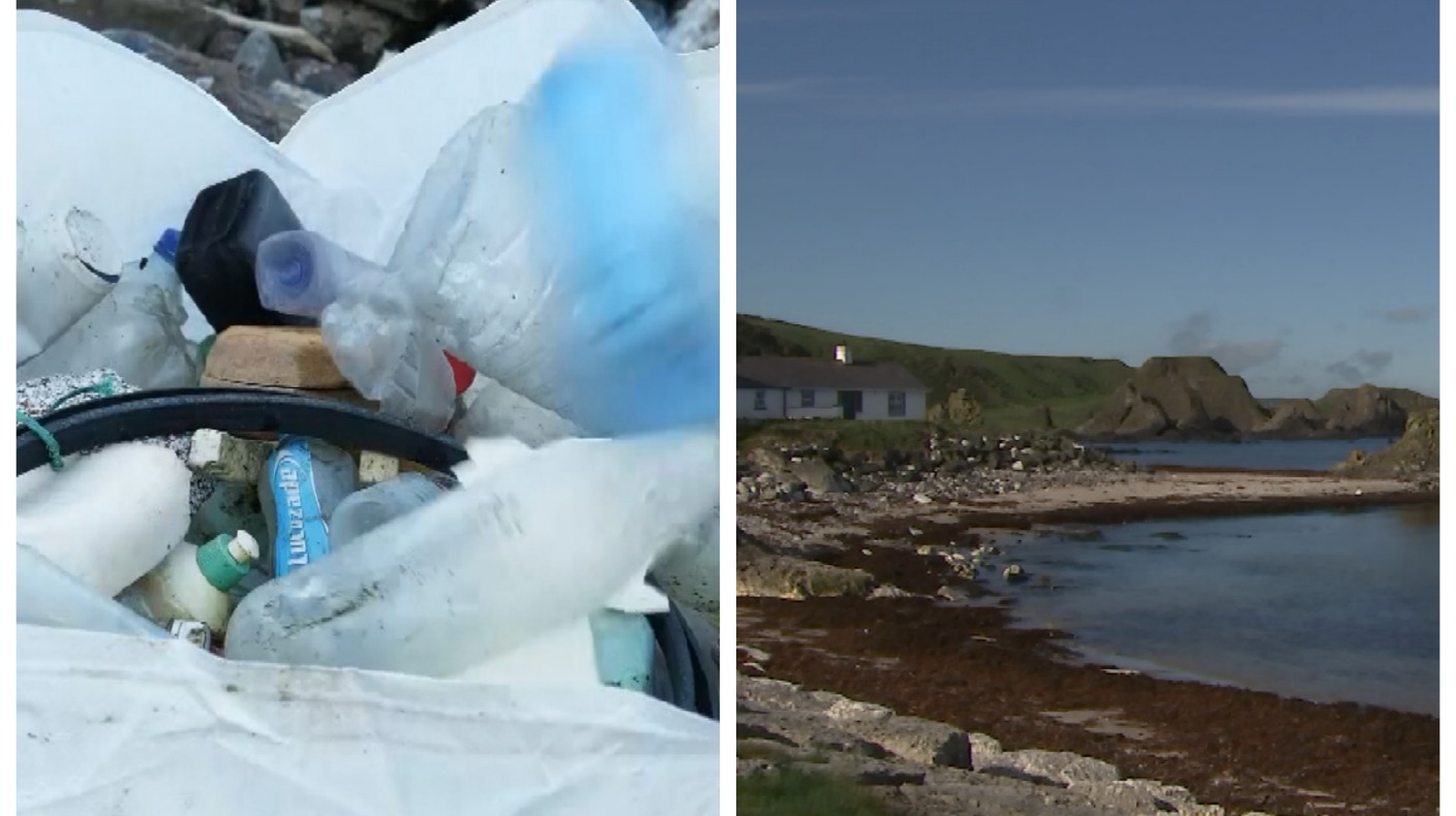 Giant litter pick reveals extent of rubbish problem along Northern