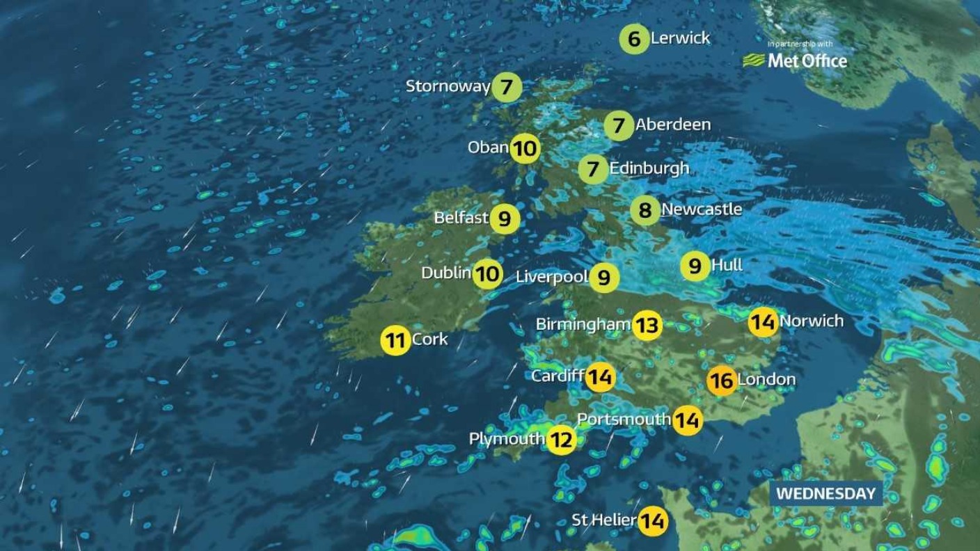 Persistent and heavy rain for most | ITV News