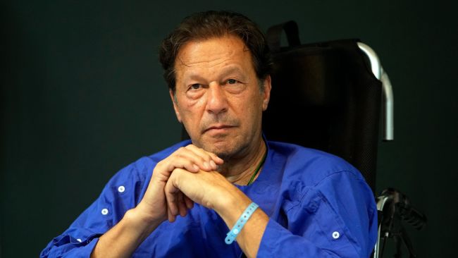 Former Pakistan prime minister Imran Khan.