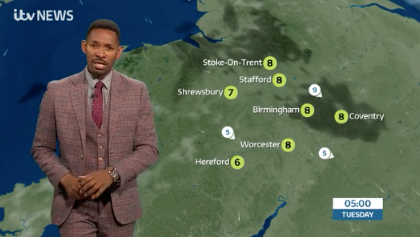 West Midlands Weather A dry night with fog patches ITV News Central