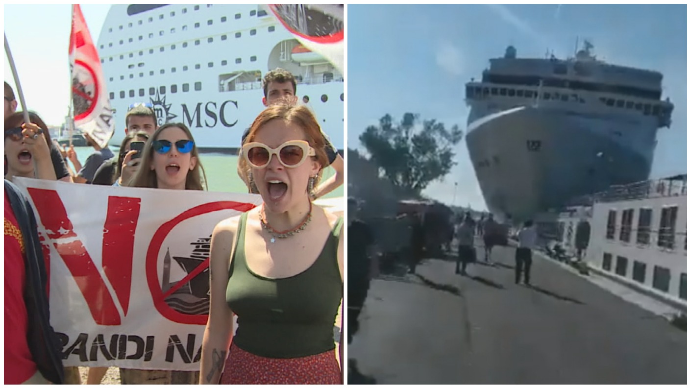 Italians Are Taking A Stand To Protect Venice From Cruise Ships Itv News 1267