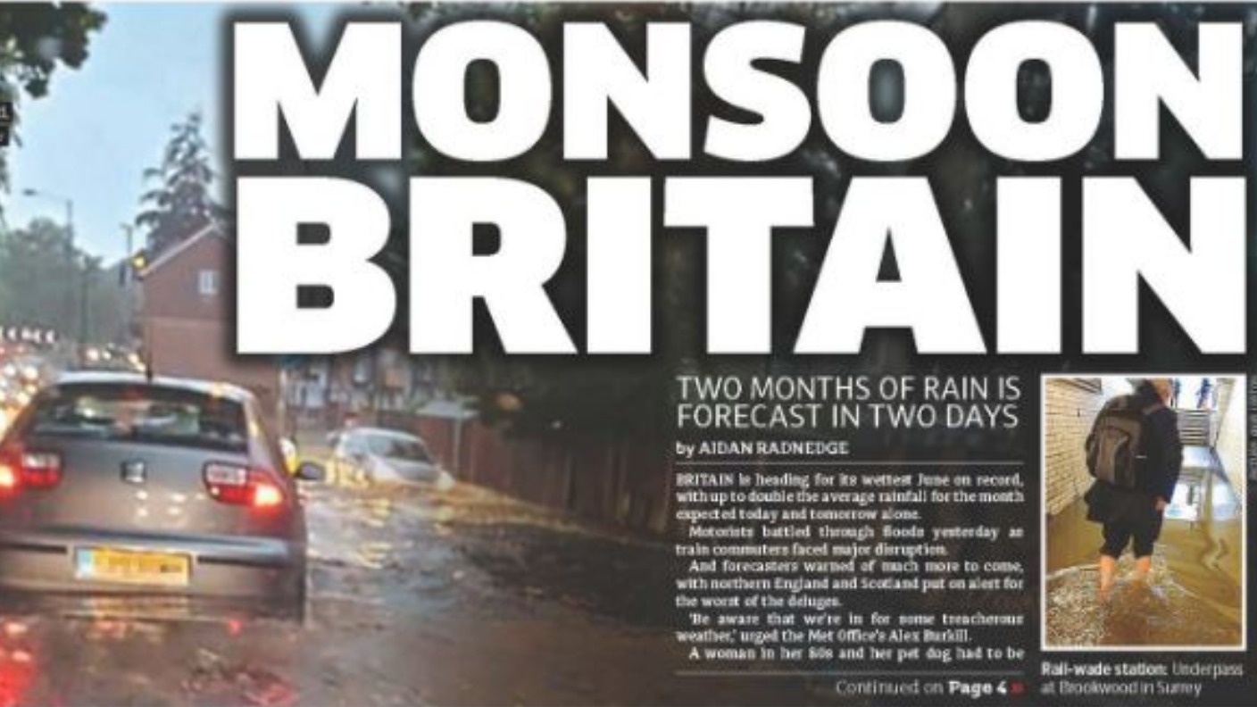Rain and Brexit storms make headlines | ITV News