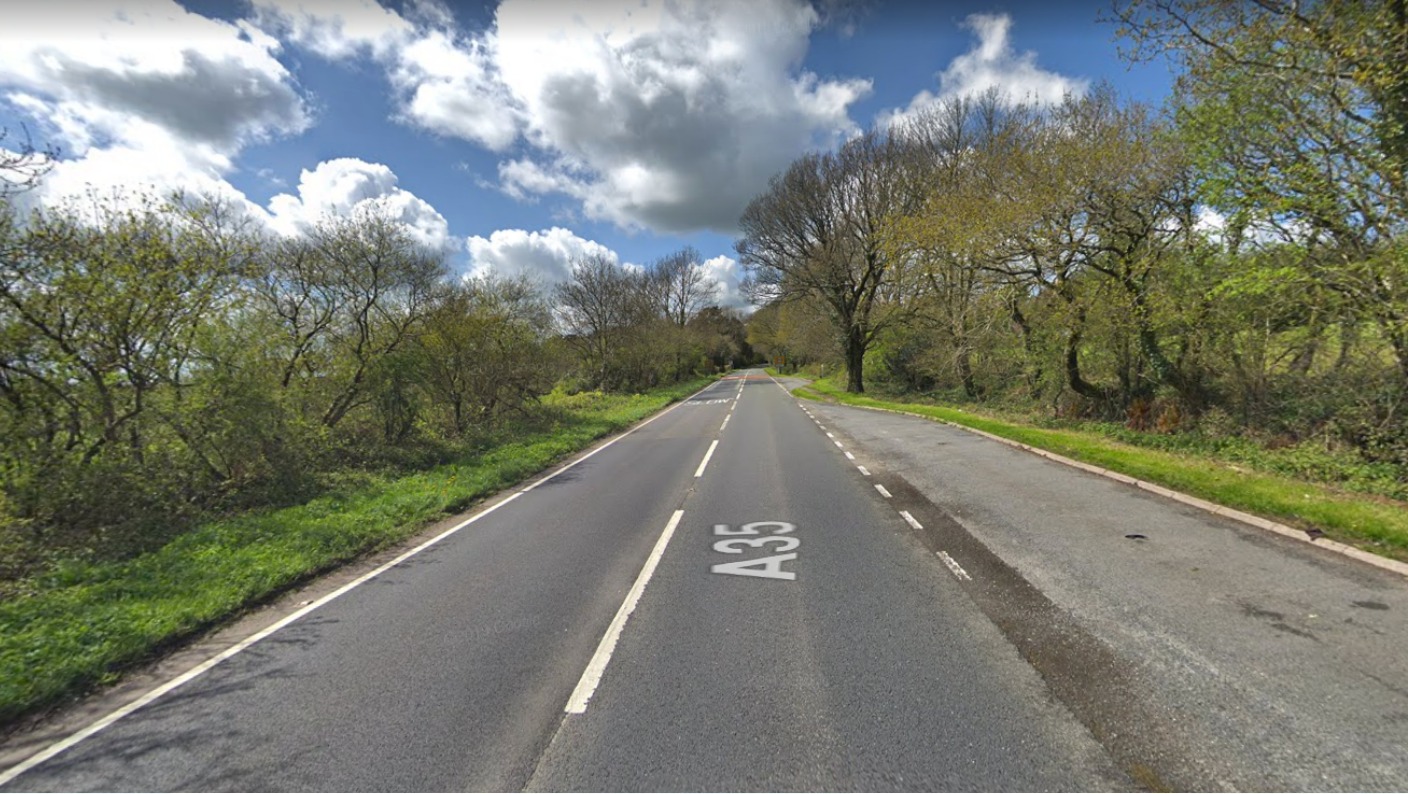 A35 near Axminster closed after cyclist injured in van crash ITV