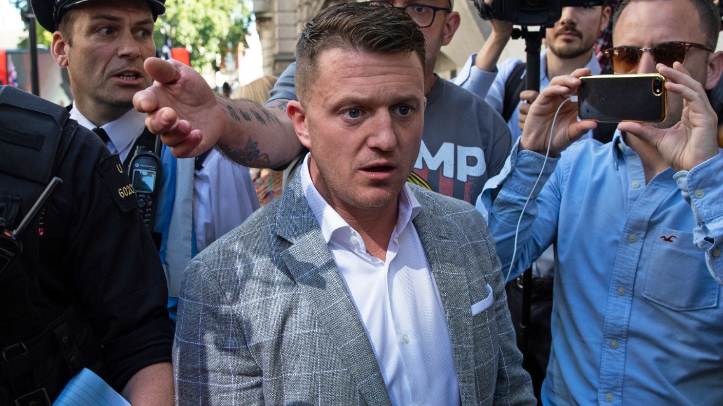 Tommy Robinson At High Court Accused Of Contempt Of Court Over Facebook Broadcasts At Leeds Sex 