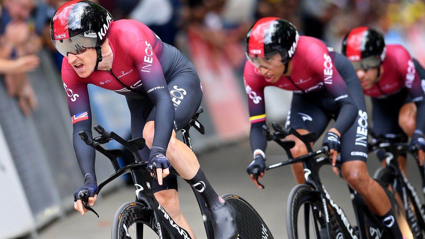 Geraint Thomas' Team Ineos finish second in Tour De France time trial
