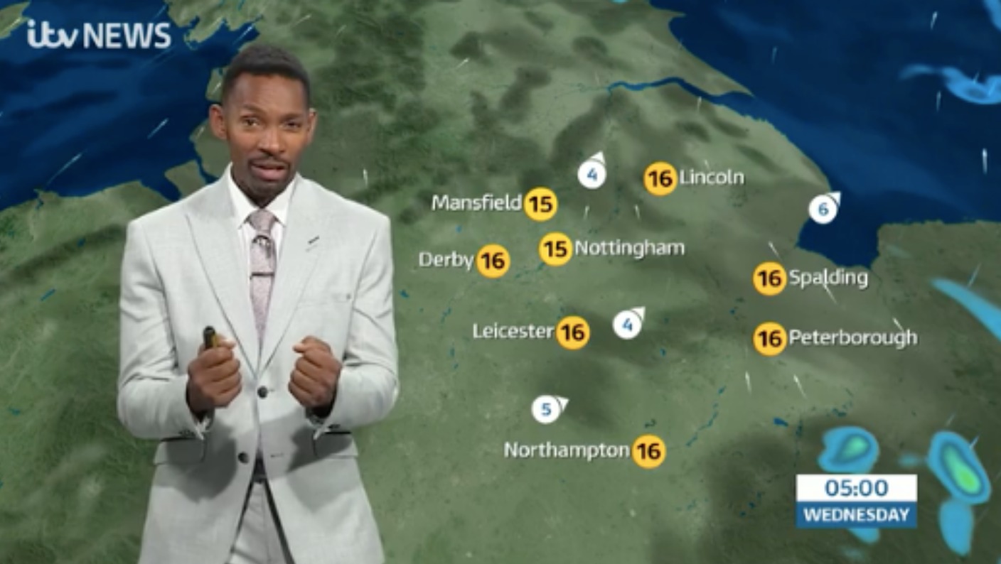 East Midlands Weather: Cloudy with rain this evening | ITV News Central
