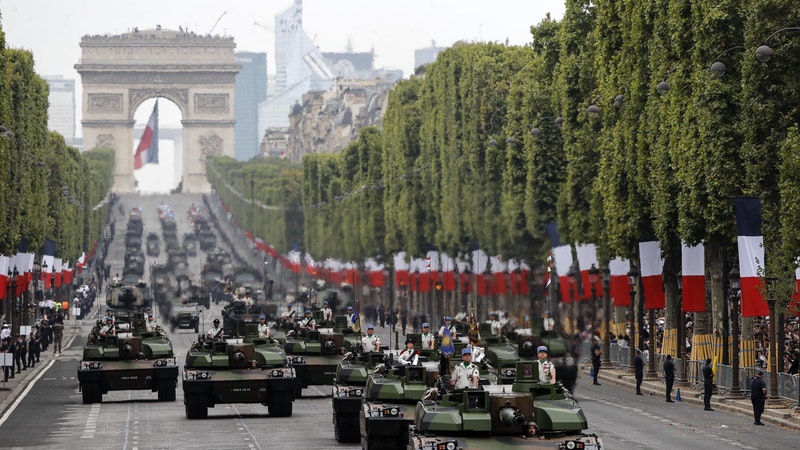 In Pictures: Paris on parade for Bastille Day celebrations | ITV News