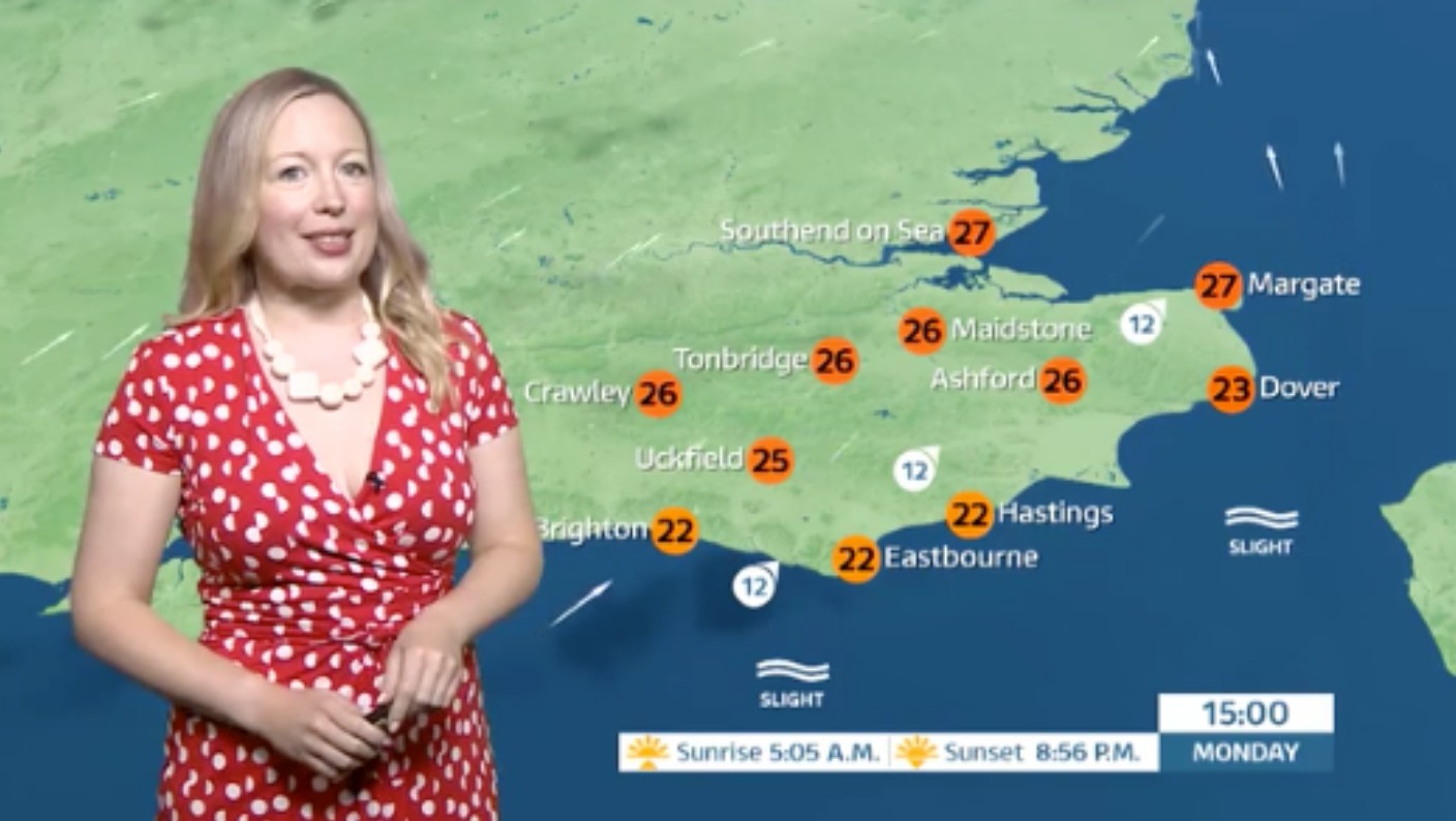 Monday's weather for the east of the region | ITV News Meridian