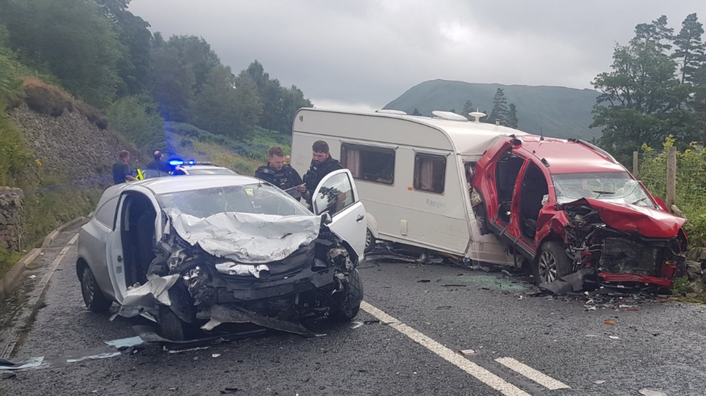 A591 in Lake District remains shut after serious crash ITV News