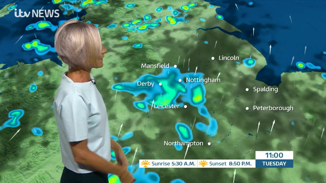 East Midlands Weather: Further showers | ITV News Central