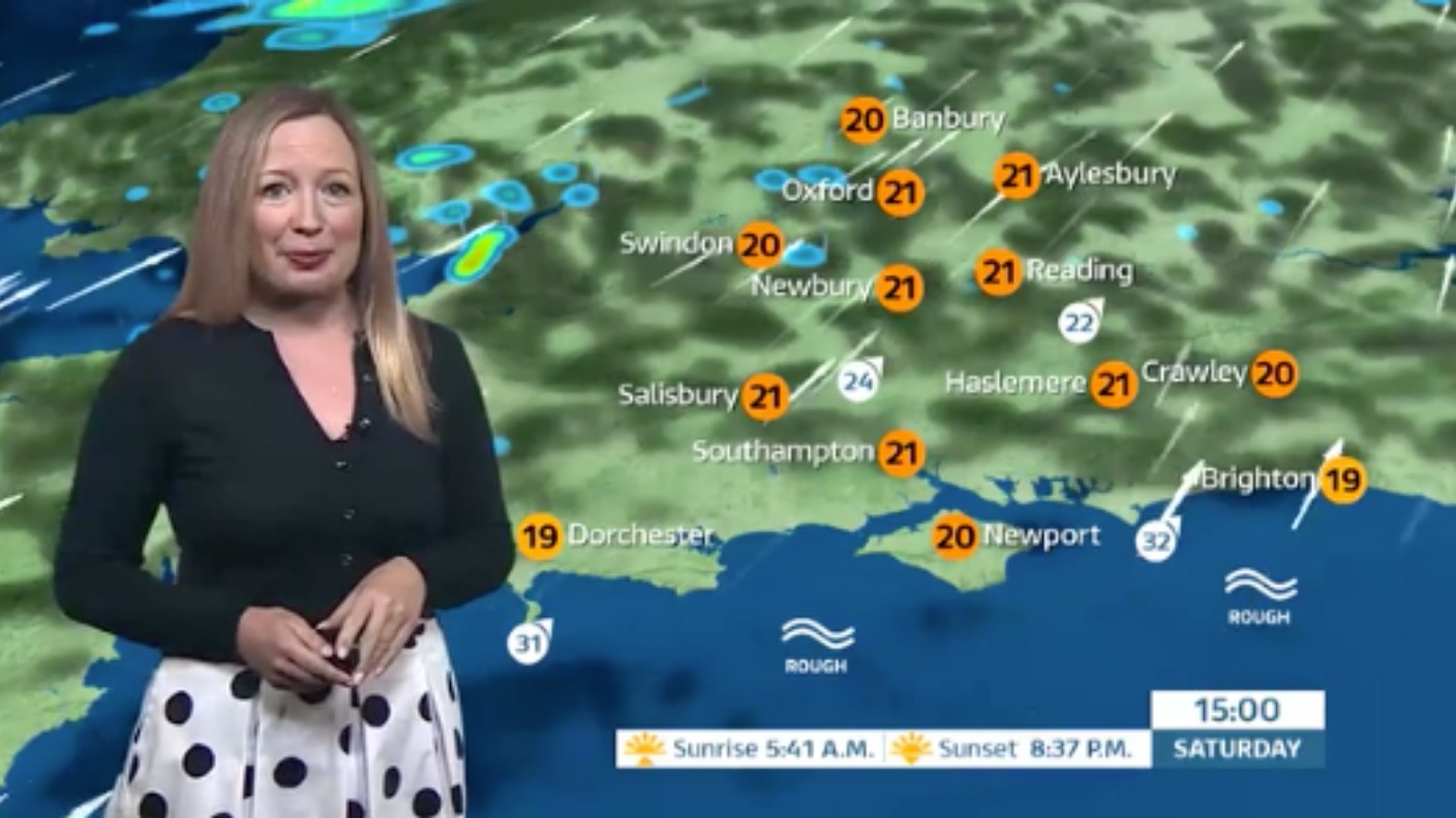 Saturday's weather for the west ITV News Meridian