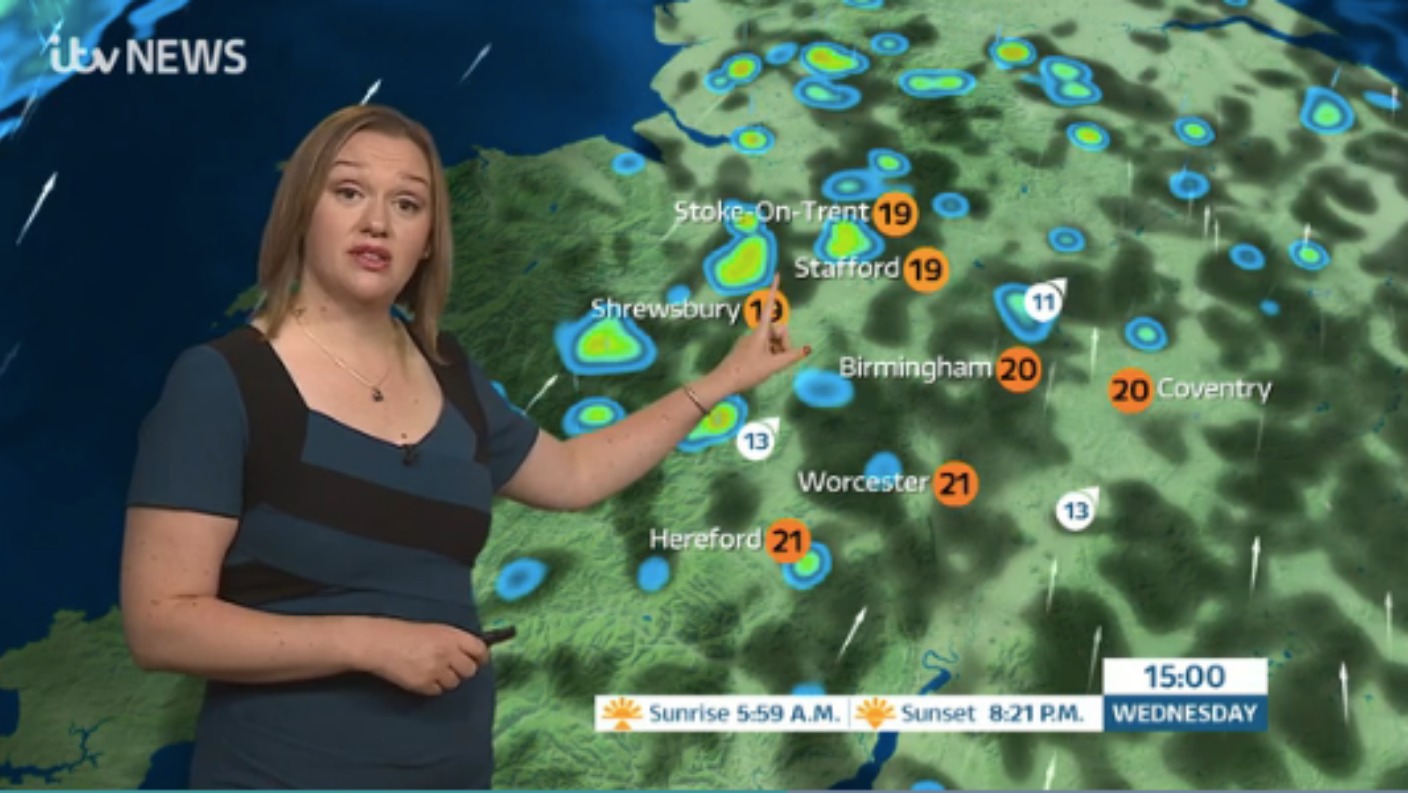 West Midlands Weather: Sunshine and showers on Wednesday. | ITV News ...