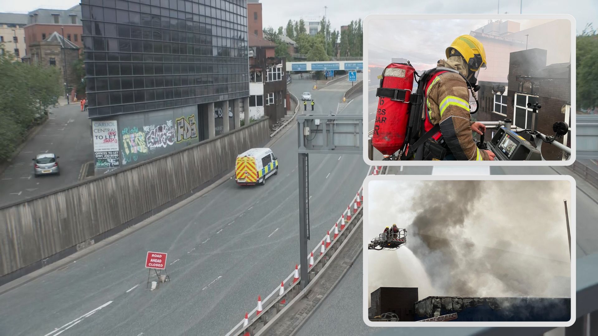 Newcastle s Central Motorway could partially reopen later this