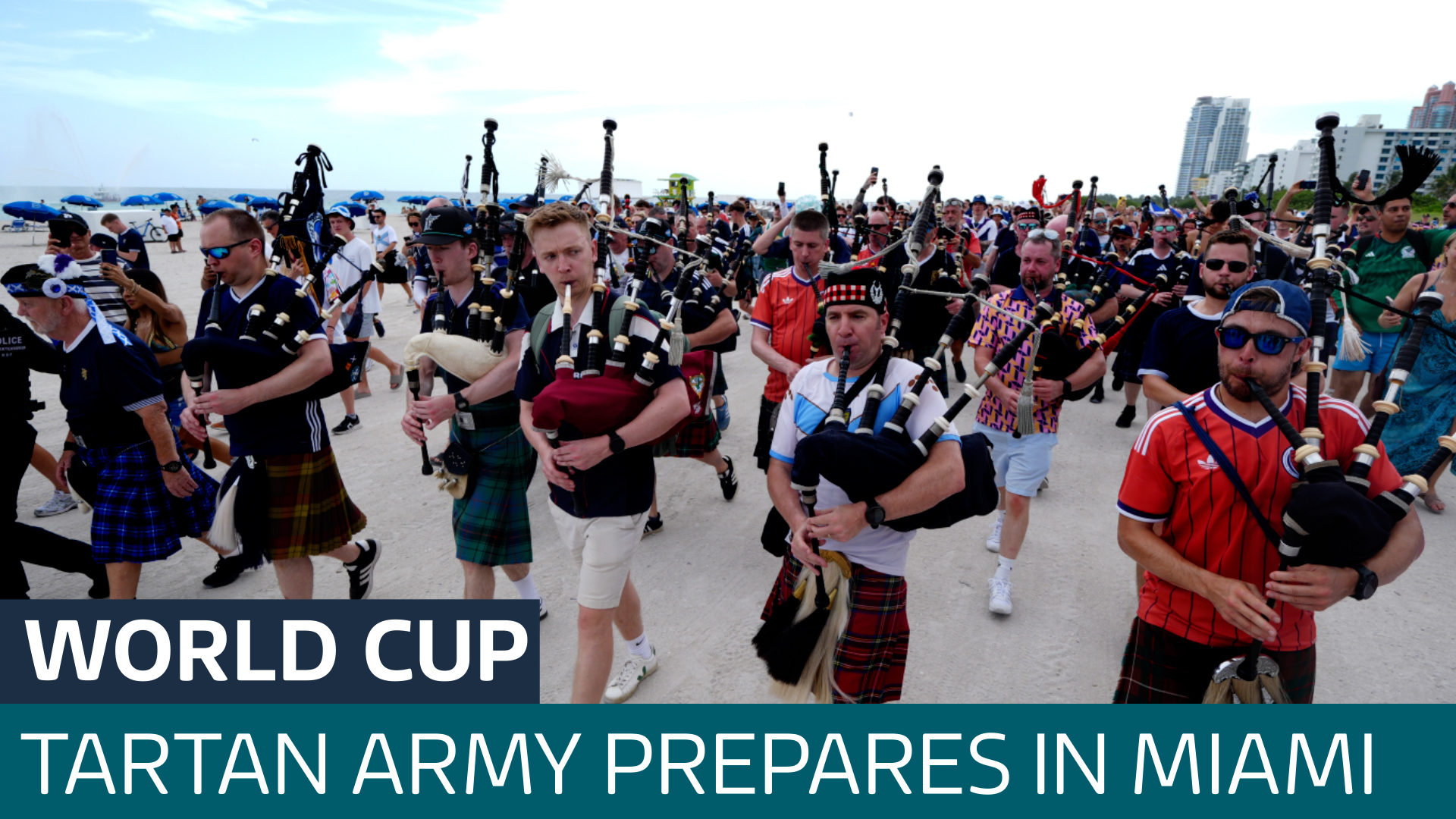 World Cup: Tartan Army takes over Miami ahead of Scotland vs Brazil