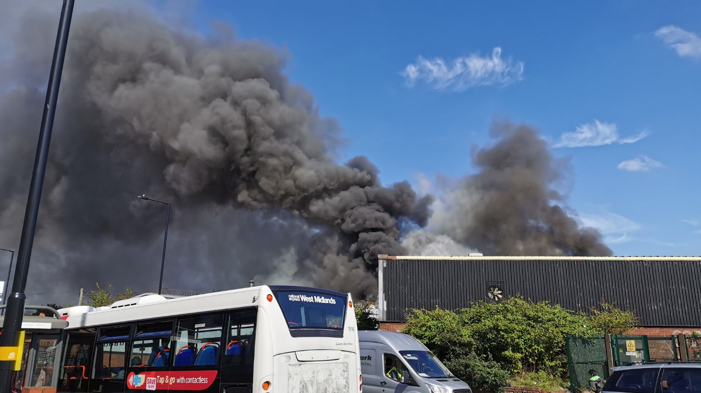 Firefighters Tackle Severe Fire In Bordesley Green Itv News Central