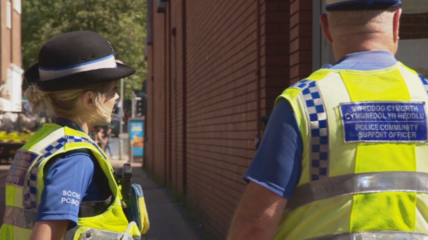 Police dealing with reports of armed robberies in Swansea | ITV News Wales