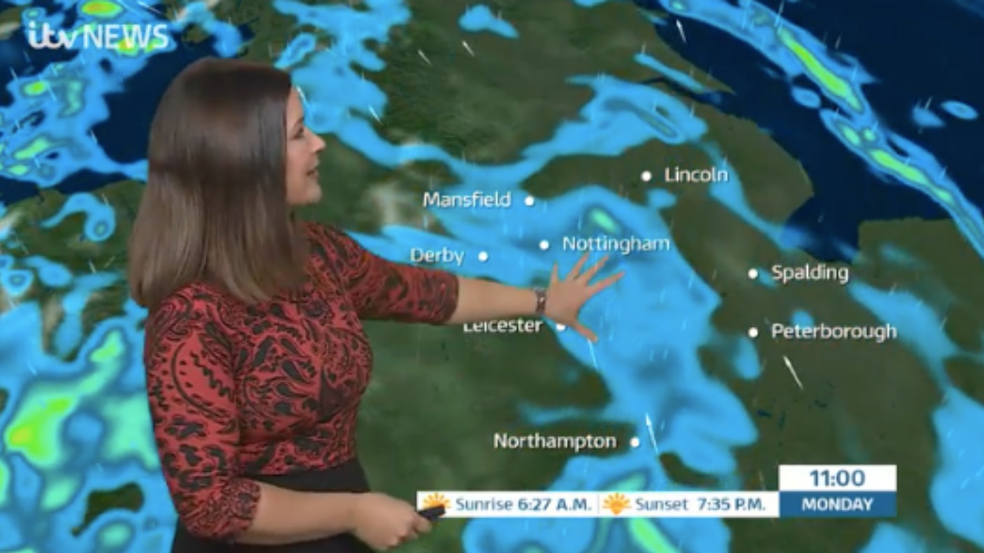East Midlands Weather: Patchy Rain | ITV News Central