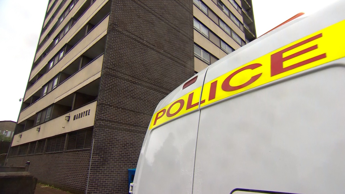 Two arrests after fire at 'seven sister' tower block in Rochdale | ITV ...