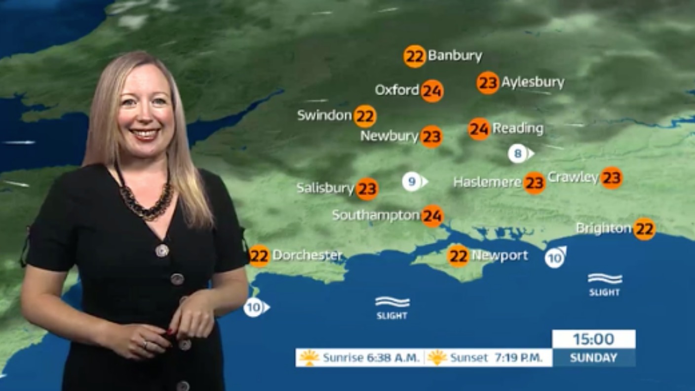 Sunday's weather for the west ITV News Meridian
