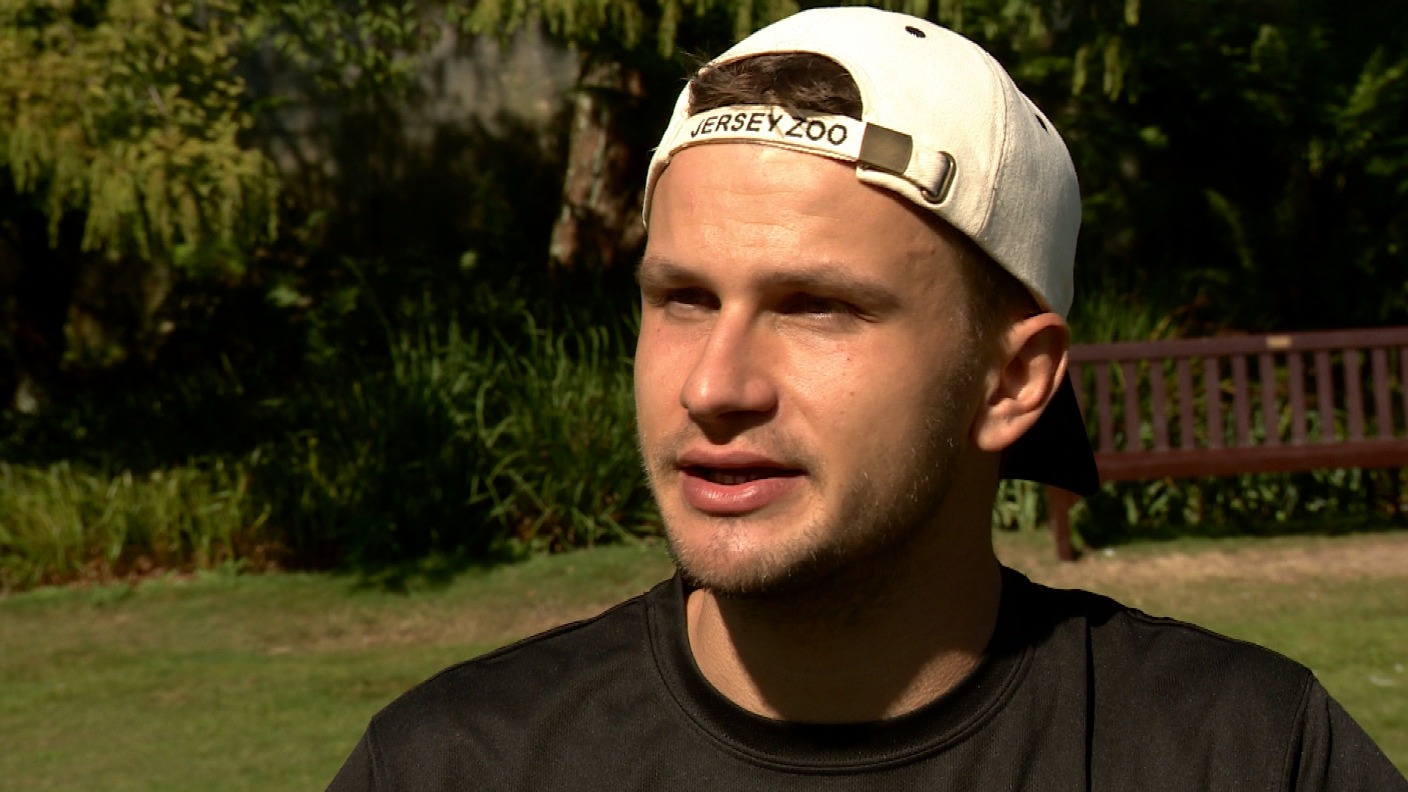 Jersey man sets off to cycle the world ITV News Channel