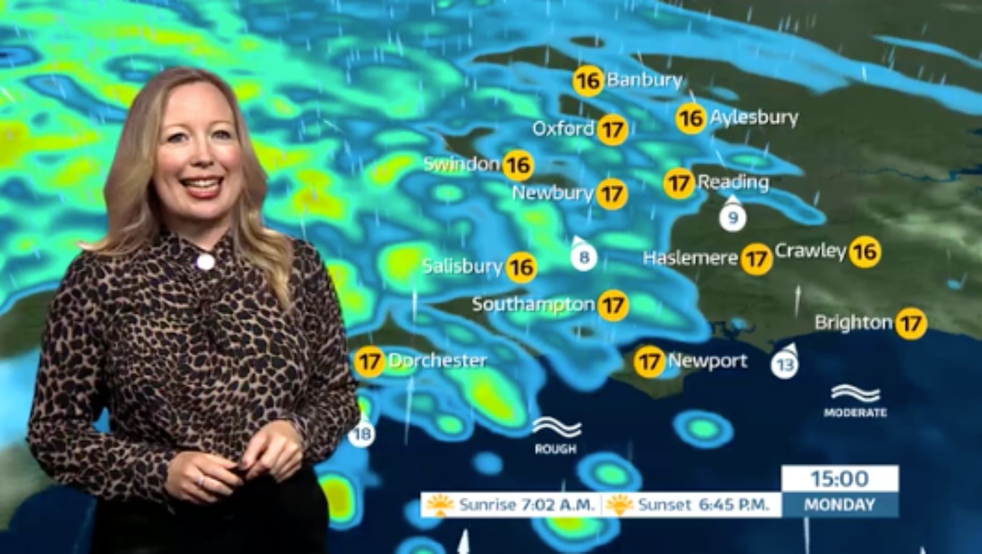 Monday's weather for the west ITV News Meridian