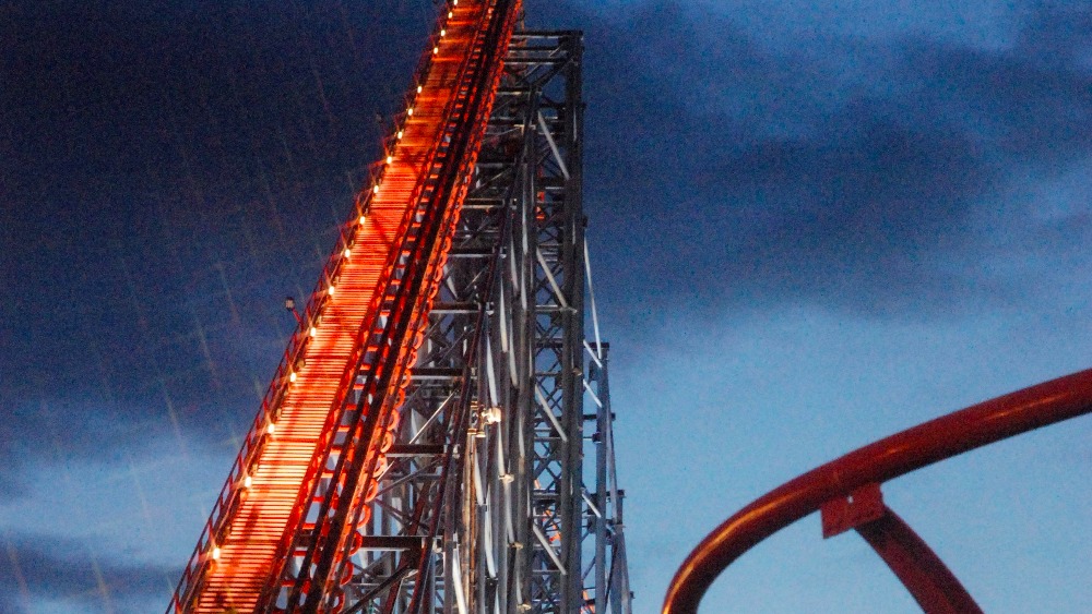 Walk the 'Big One' rollercoaster | ITV News Granada