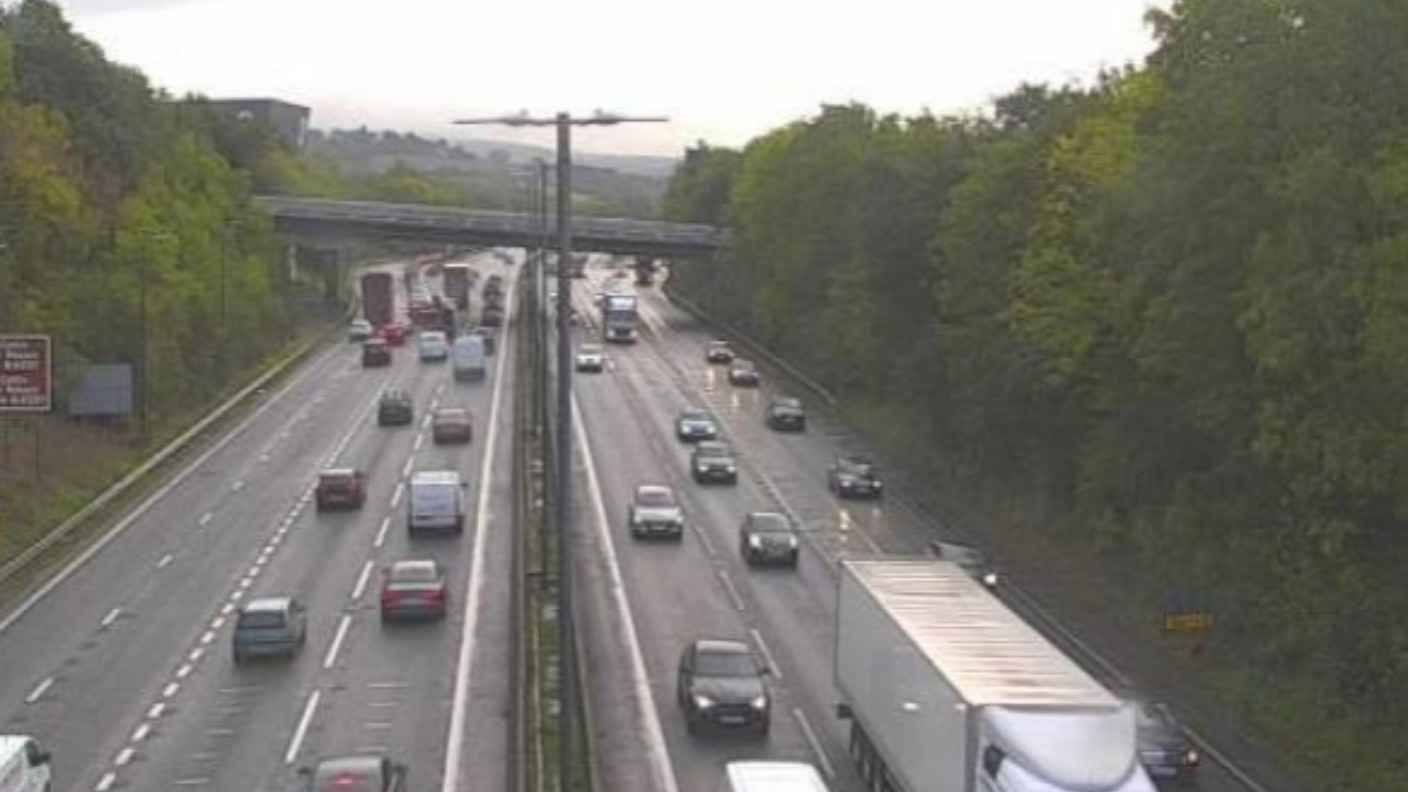 Traffic returns to normal after an accident on the M4 Eastbound at