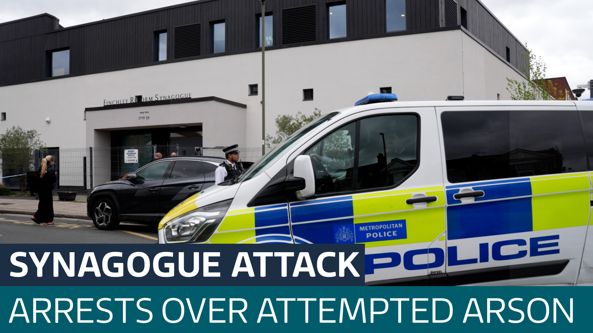 Two people arrested after attempted arson attack on London synagogue - Latest From ITV News
