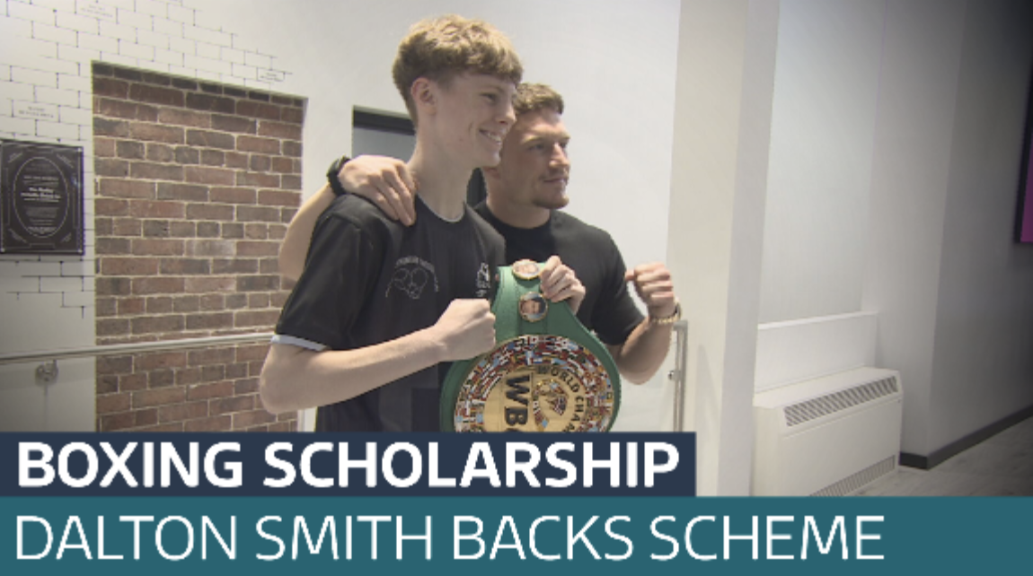 World Champion boxer Dalton Smith backs new boxing scholarship