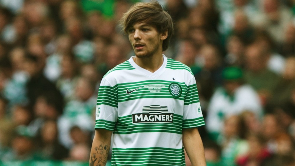 Louis Tomlinson - Football Injury in Celtic Charity Match (Glamour