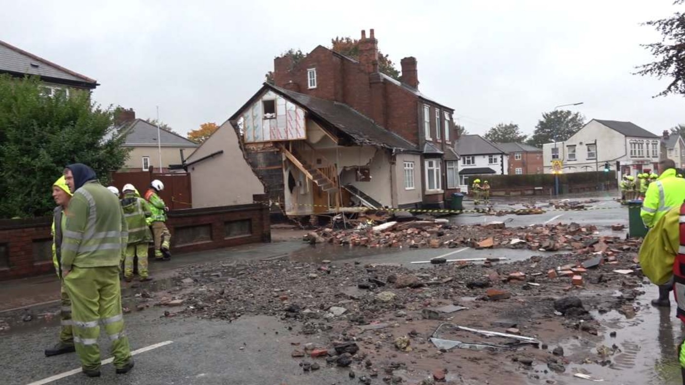 Major road flooded, school evacuated and house partially destroyed ...