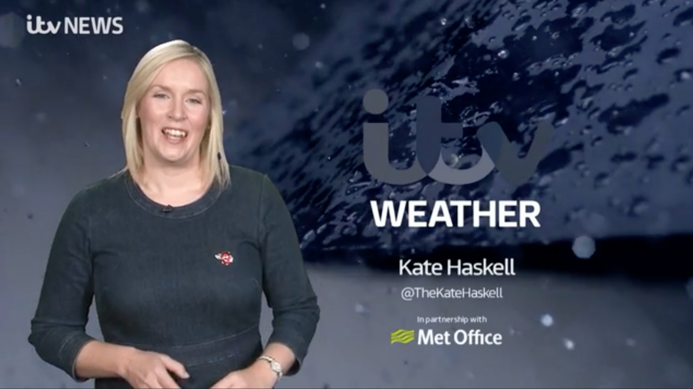 Saturday's weather forecast with Kate Haskell ITV News Meridian