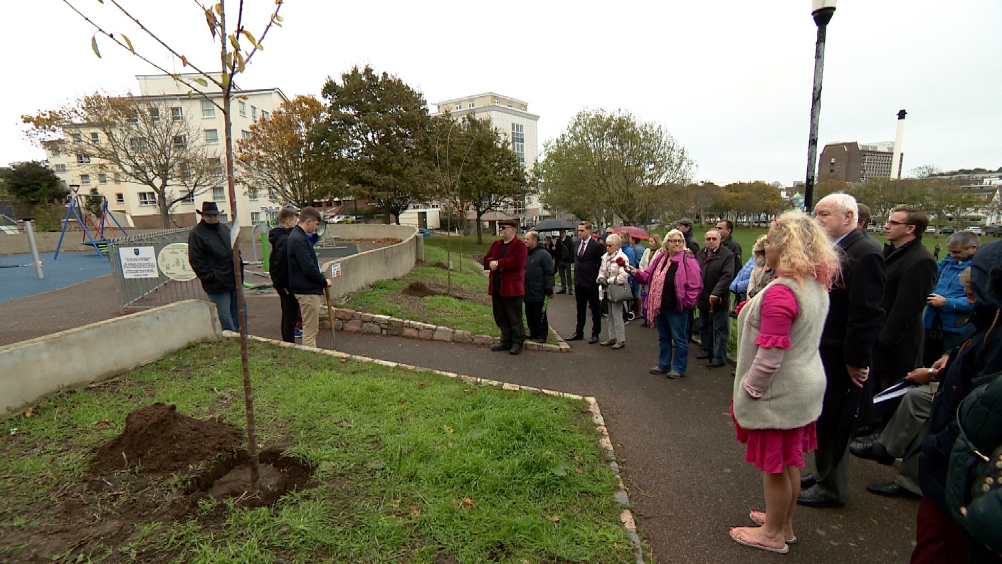 Trees planted to remember Jersey politician Richard Rondel | ITV News ...