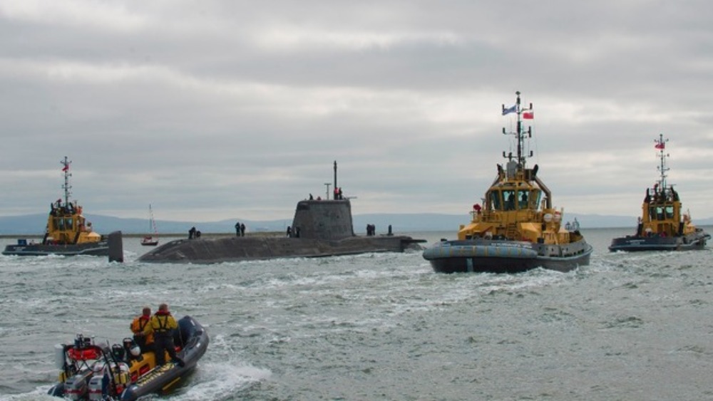 Britain's Latest Submarine Unveiled In Barrow | ITV News Granada