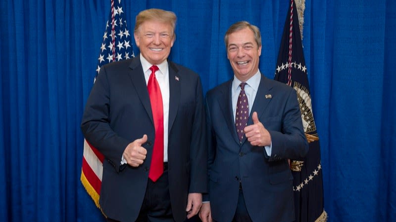 Nigel Farage denies he's Britain's Trump - but his campaign feels the same  | ITV News