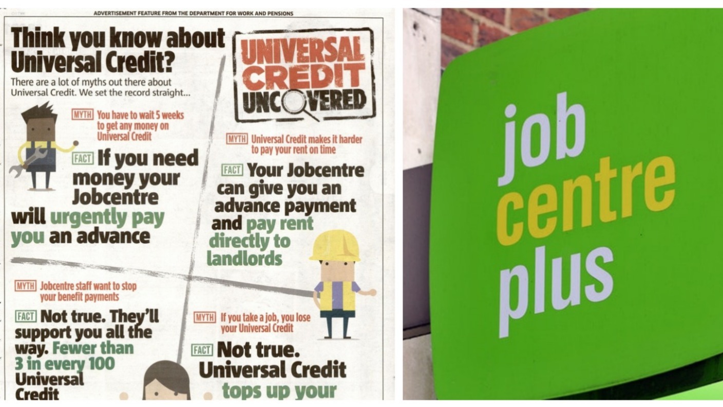 Government's Universal Credit adverts banned for 'misleading' public ITV News