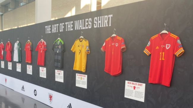 Wales football shirts sizes S and M bnwt 