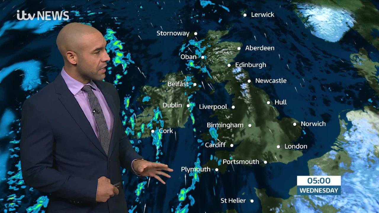 UK Weather forecast: Feeling cold in the freshening winds | ITV News