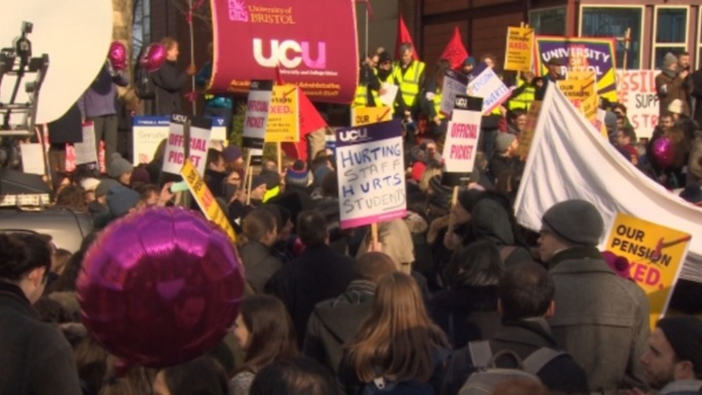 West Country university staff strike for eight days in dispute over ...