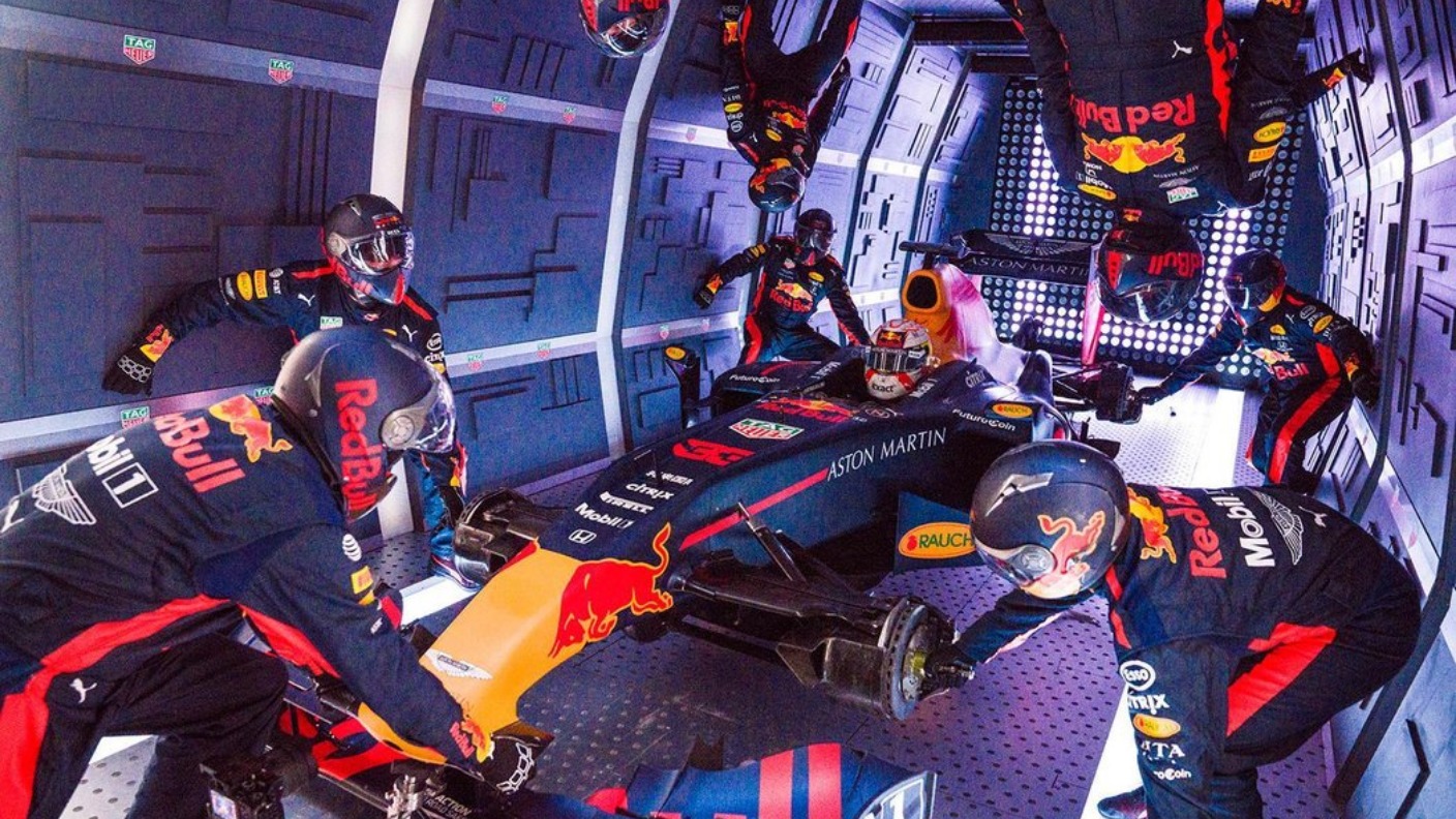 Milton Keynes team Red Bull pull off incredible zero-gravity stop | ITV News Anglia