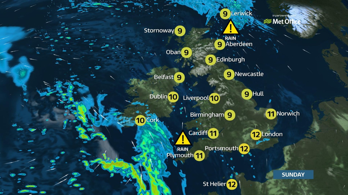 Dull and cloudy day but mostly dry and mild | ITV News