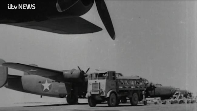 111122 British Pathe of Liberator bomber