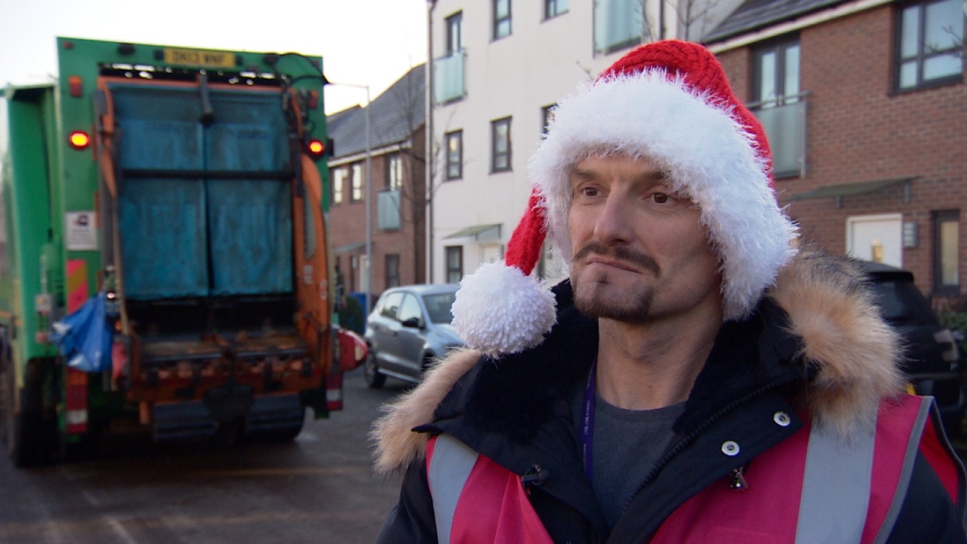 Meet the Salford Santas using bin rounds to collect Christmas presents