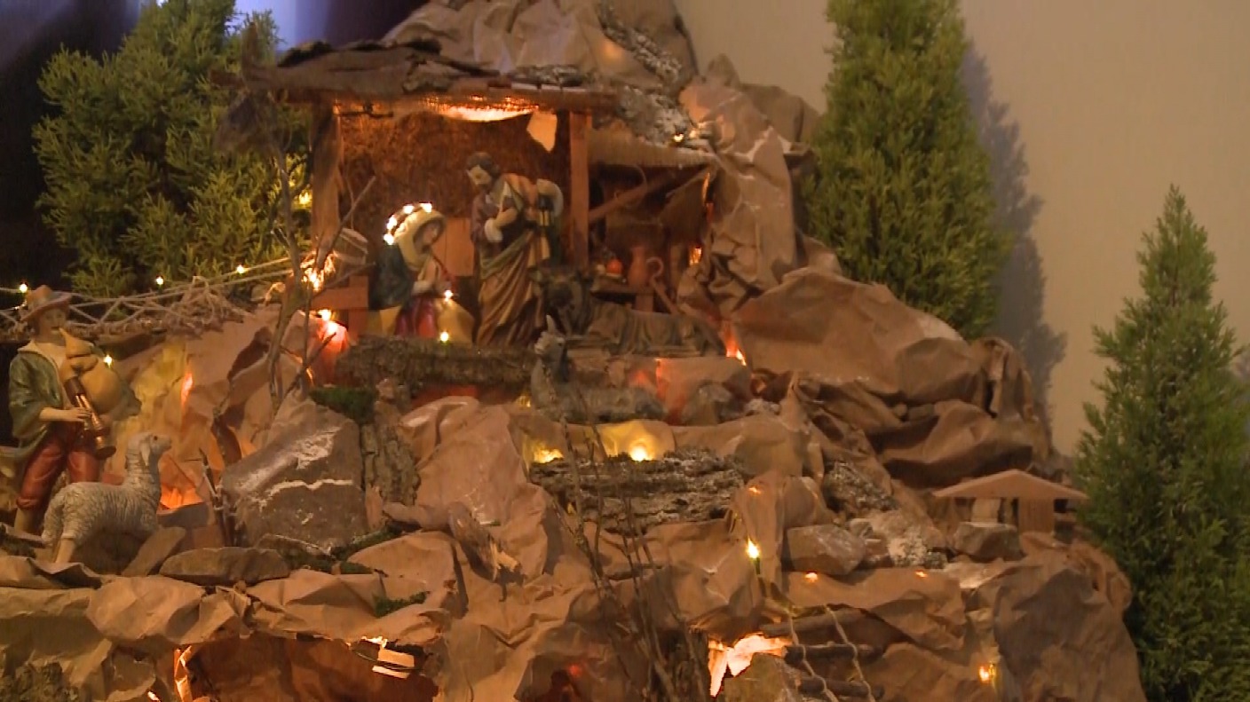 Alderney nuns create Nativity scene using recycled materials ITV News Channel