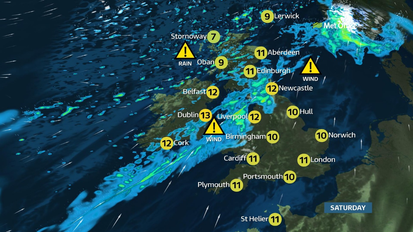 UK weather: Mild for most with rain across the north | ITV News