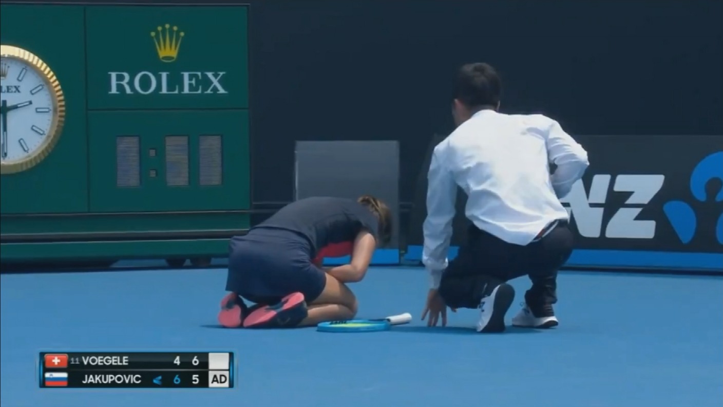 Tennis player collapses on court at Australian Open due to 'poor air