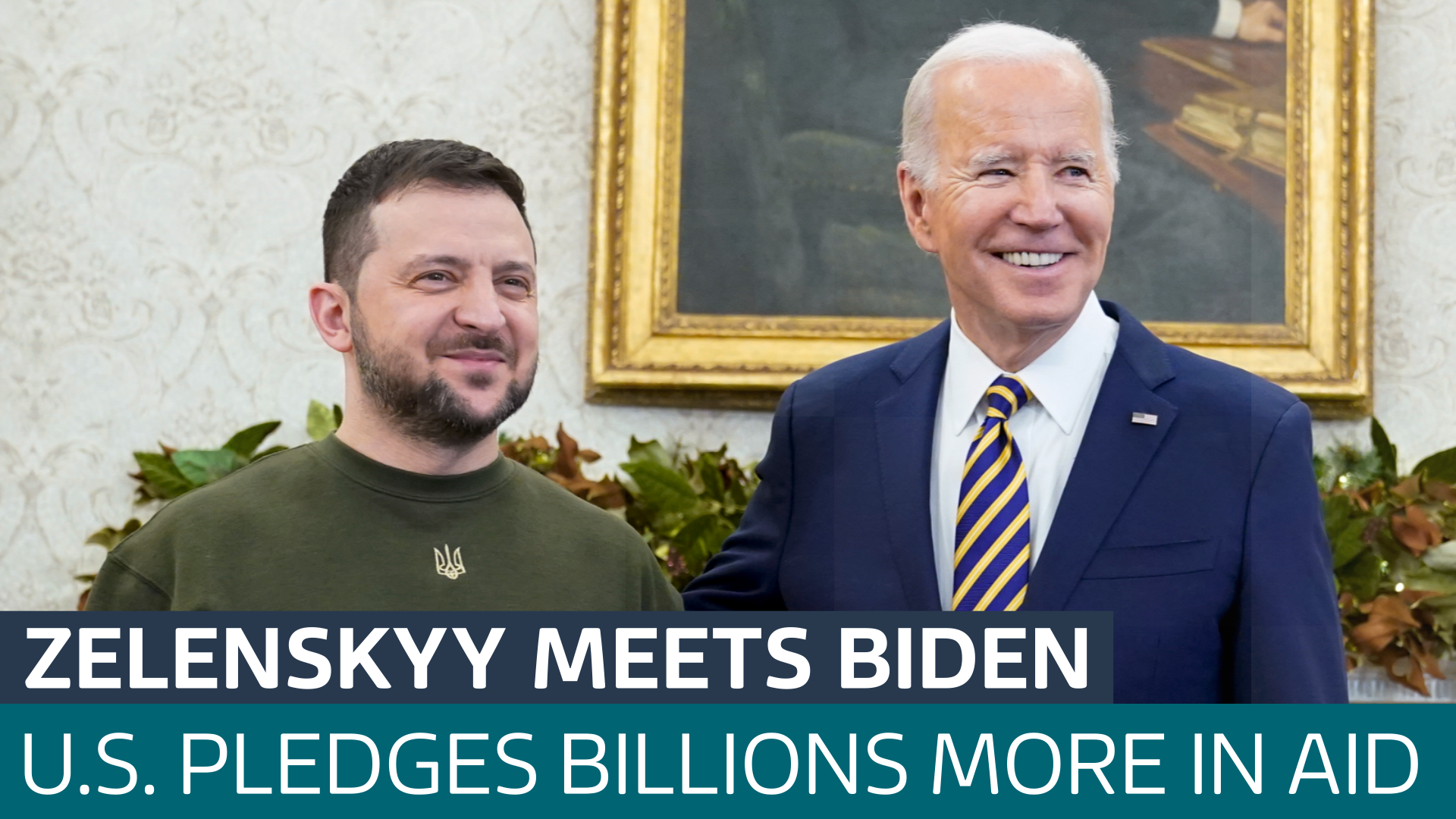 Ukraine's President Volodymyr Zelenskyy meets Joe Biden at White House ...