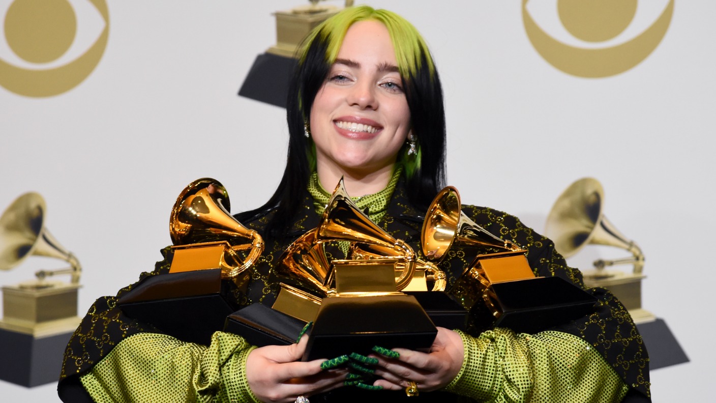 Billie Eilish sets new record after Grammys clean sweep | ITV News