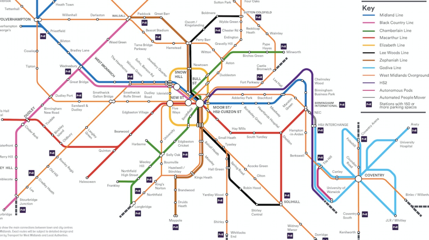 Billion pound transport plans for West Midlands include underground ...